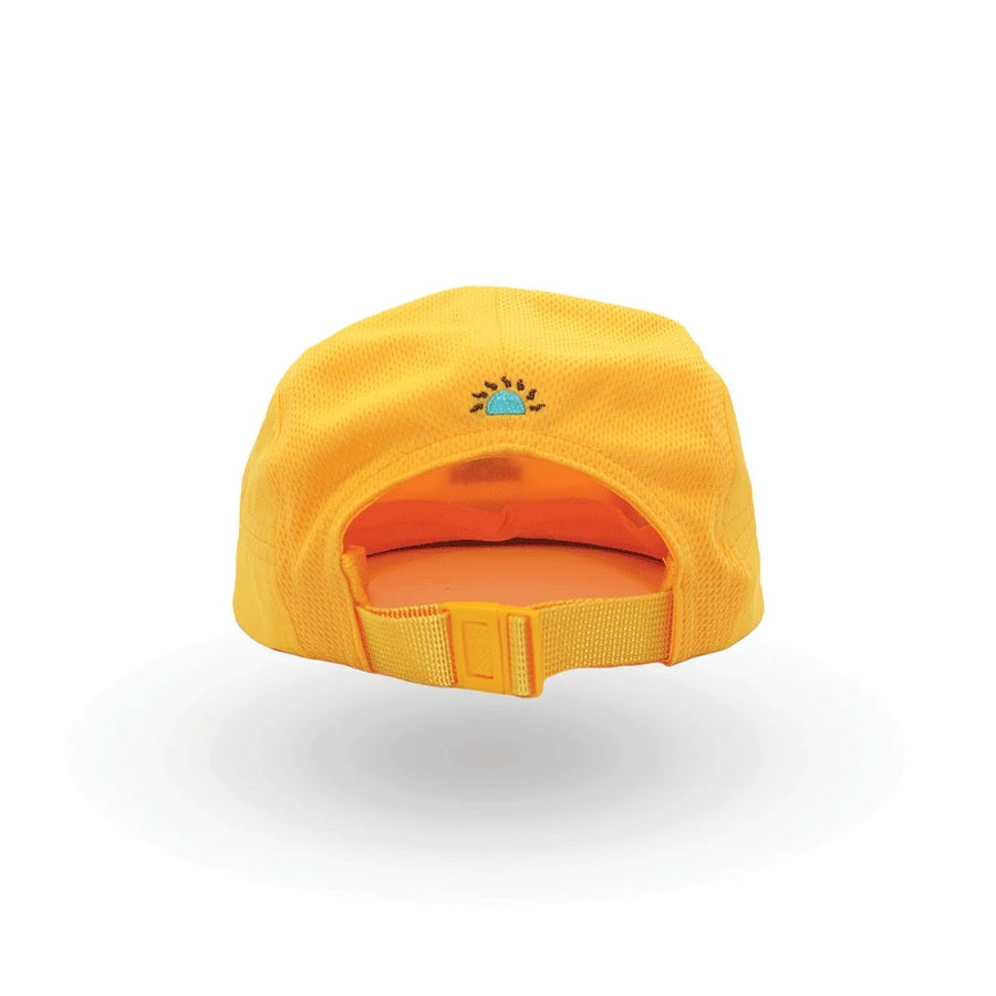 Helios Ultralight 7 Panel Running Cap | Soft Brim | Yellow