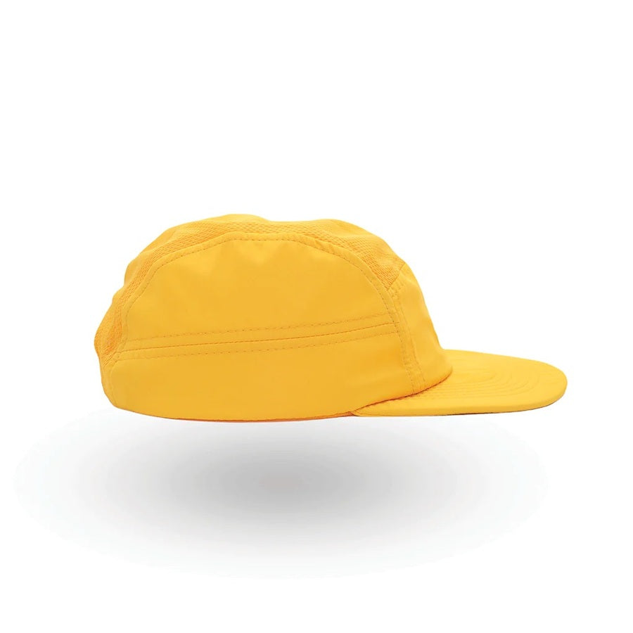Helios Ultralight 7 Panel Running Cap | Soft Brim | Yellow