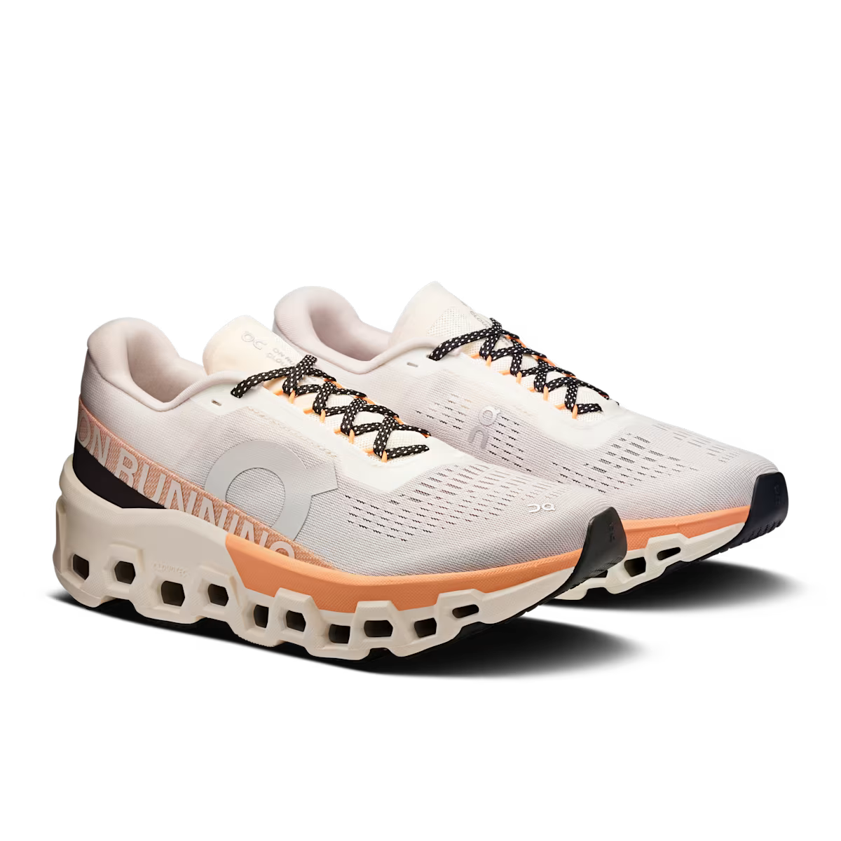 ON Women's Cloudmonster 2 - Ivory/Tangerine