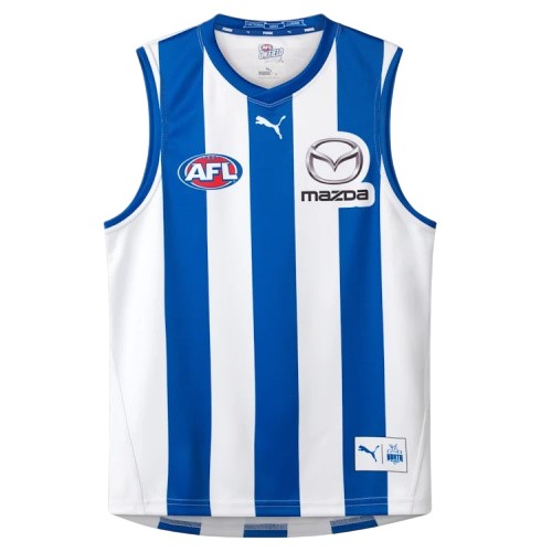 PUMA North Melbourne Kangaroos 2024 AFL Home Kids Replica Guernsey