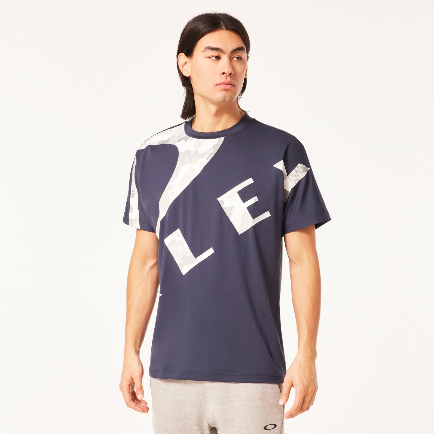 Oakley Enhance QDEVO SS Tee Bold 3.0 - Foggy Blue