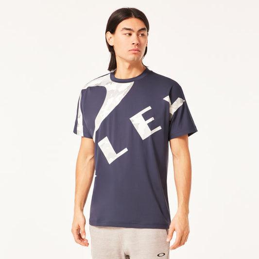 Oakley Enhance QDEVO SS Tee Bold 3.0 - Foggy Blue