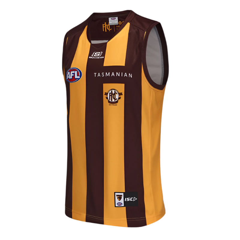 ISC Hawthorn Hawks Adult 2025 AFL Home Replica Guernsey