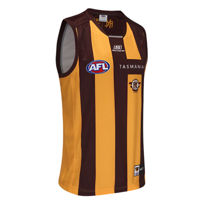 ISC Hawthorn Hawks Adult 2025 AFL Home Replica Guernsey