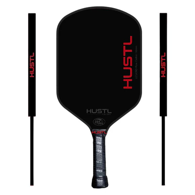 HUSTL Legend Gen 2 16mm Raw Carbon Pickleball Paddle