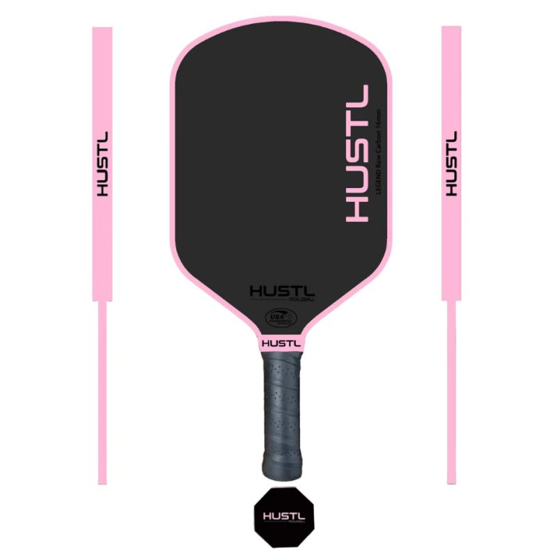 HUSTL Legend Gen 2 16mm Raw Carbon Pickleball Paddle