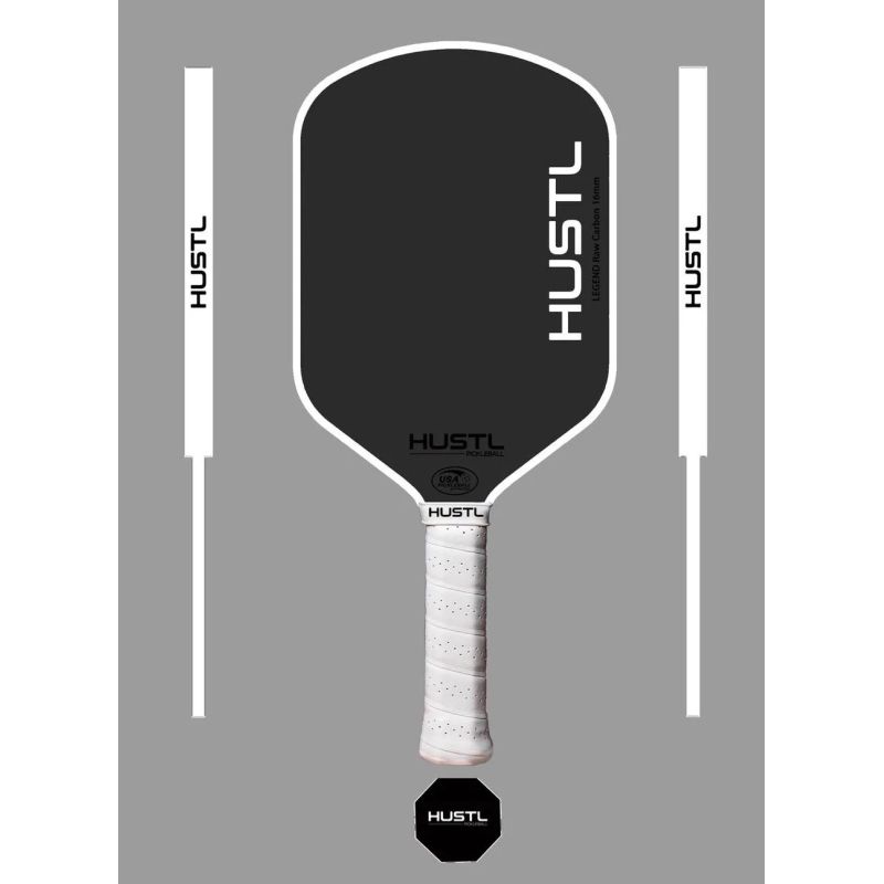HUSTL Legend Gen 2 16mm Raw Carbon Pickleball Paddle