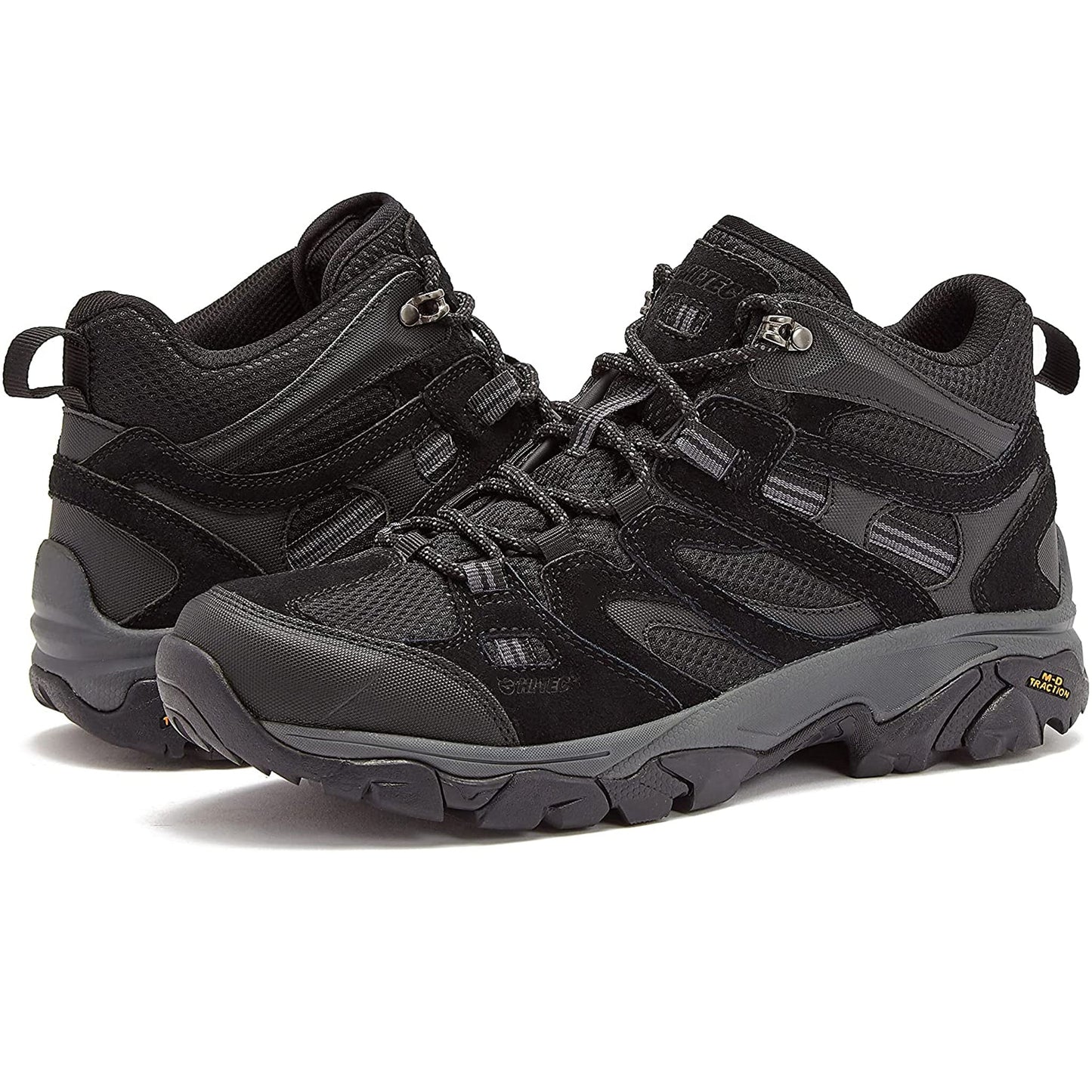 Hi-Tec Men's Ravus Mid Black Hiking Boots