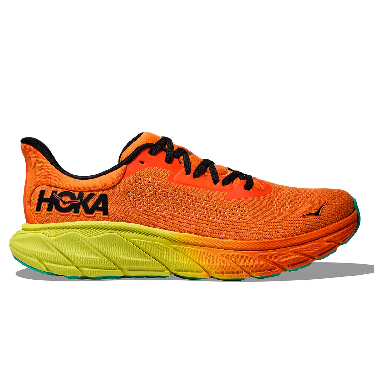 HOKA Women's Arahi 7 - Electric Tangerine/Black