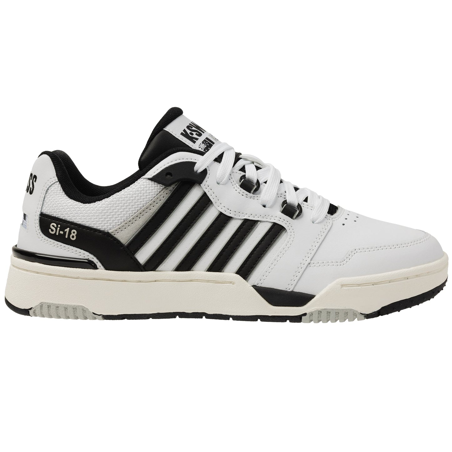 K-Swiss Men's 08531 SI-18 Rival Modern Court Classic Lifestyle Tennis Shoes Sneakers