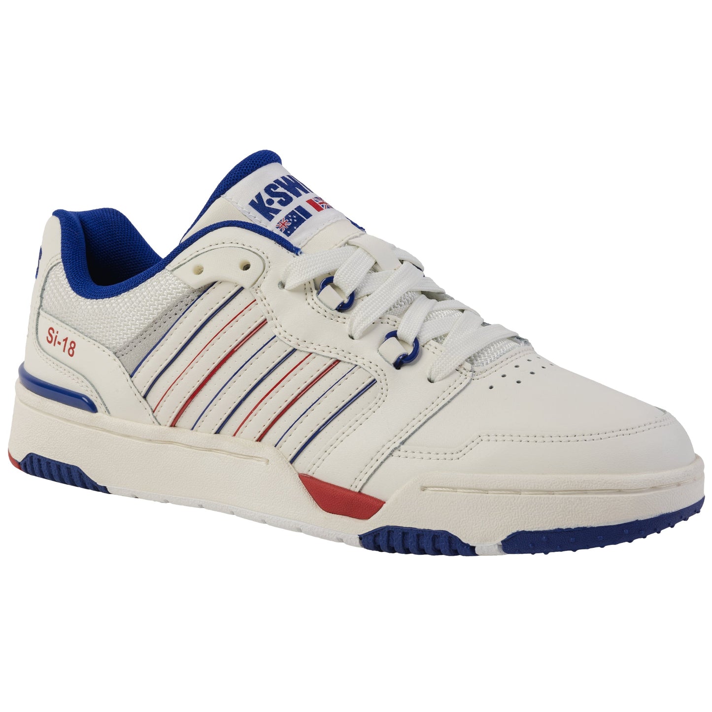 K-Swiss Men's 08531 SI-18 Rival Modern Court Classic Lifestyle Tennis Shoes Sneakers