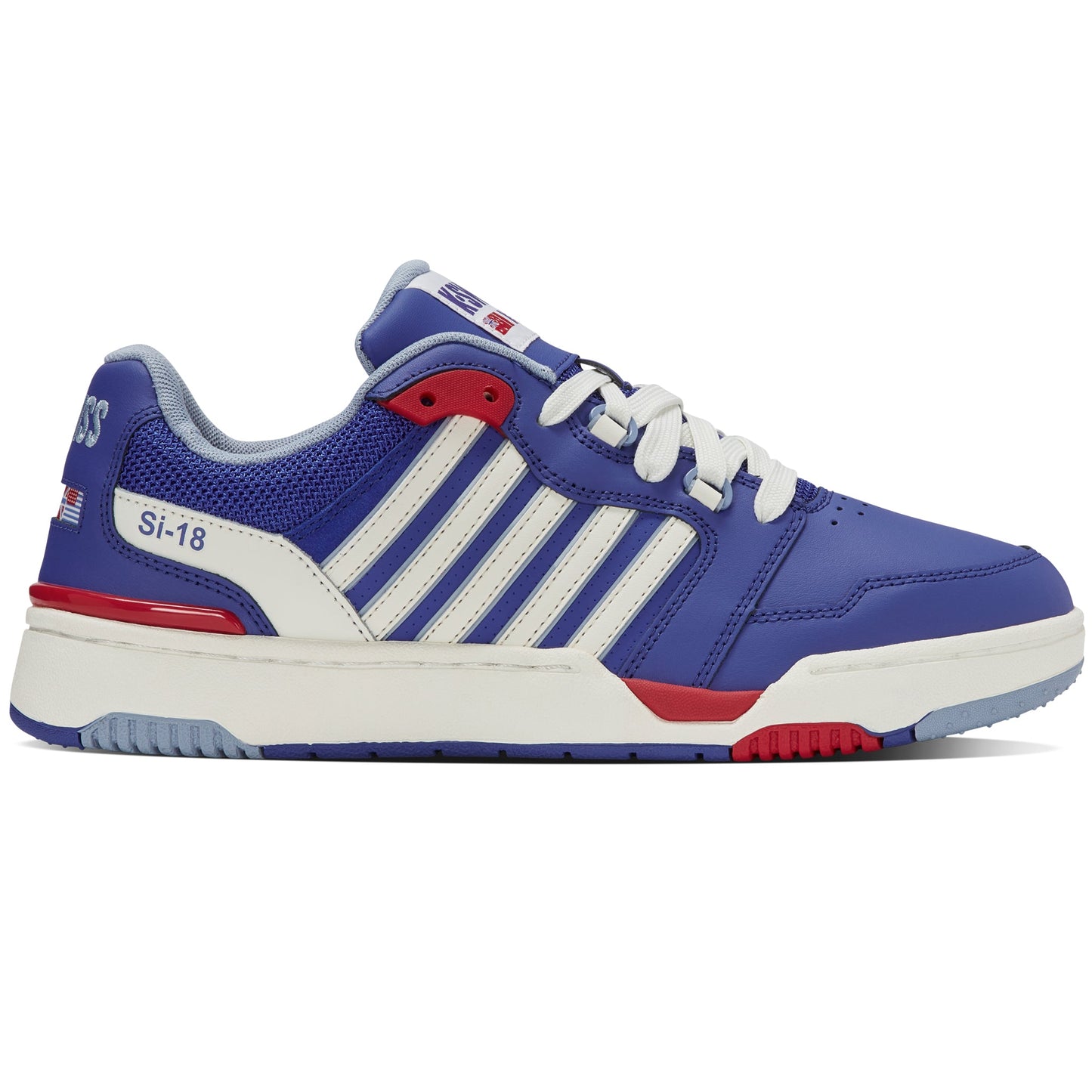 K-Swiss Men's 08531 SI-18 Rival Modern Court Classic Lifestyle Tennis Shoes Sneakers