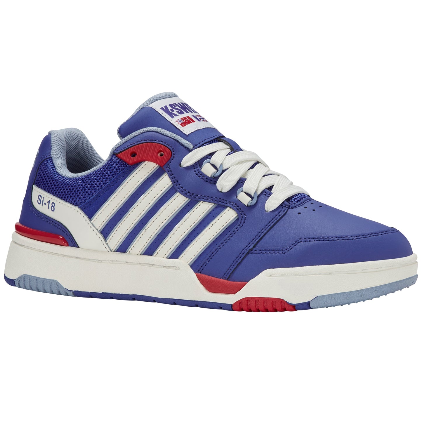 K-Swiss Men's 08531 SI-18 Rival Modern Court Classic Lifestyle Tennis Shoes Sneakers