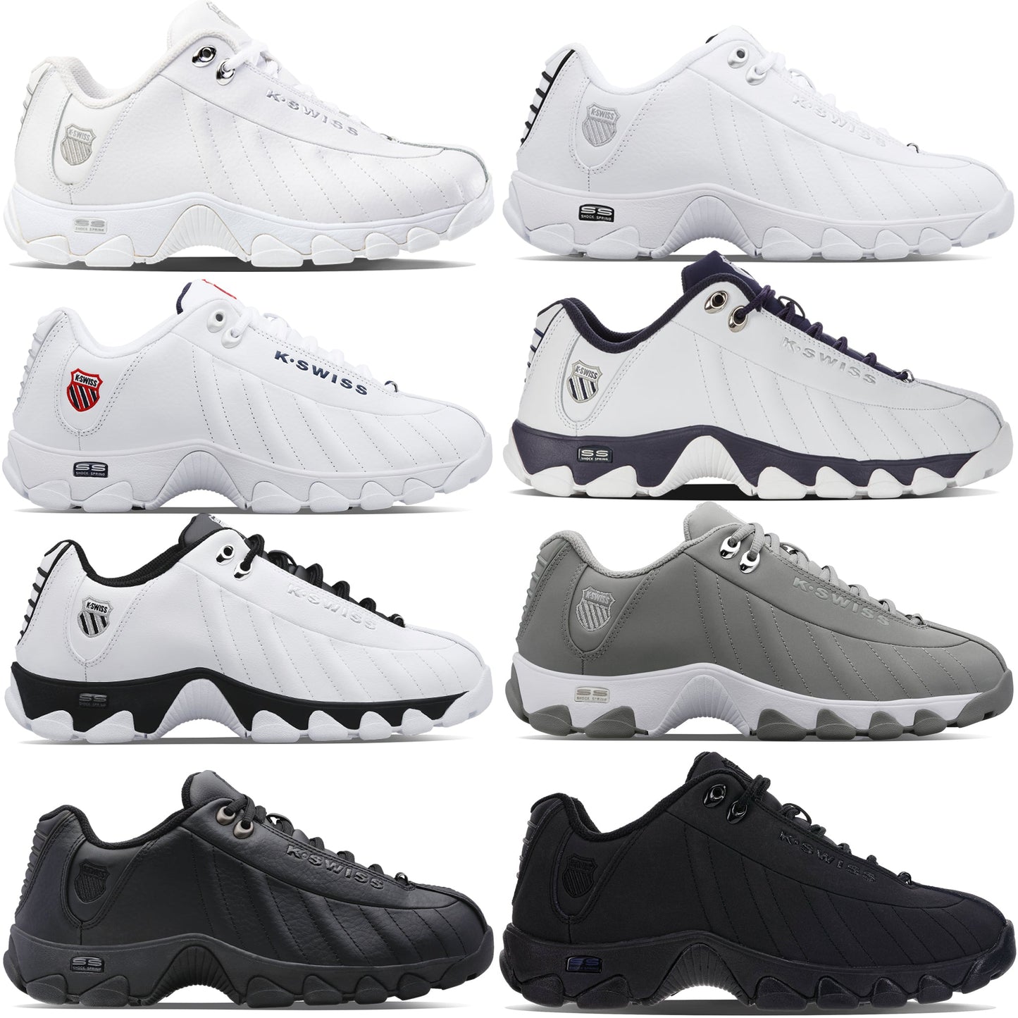 K-Swiss Men's 03426 ST329 CMF Extra Wide Classic Heritage Tennis Court Shoes  XW