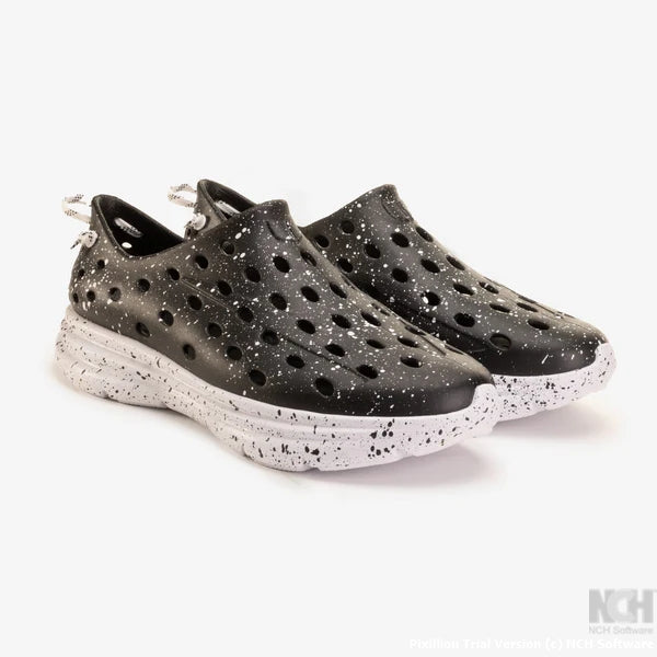 KANE Unisex's Revive - Black AOP/White Speck (KR125)