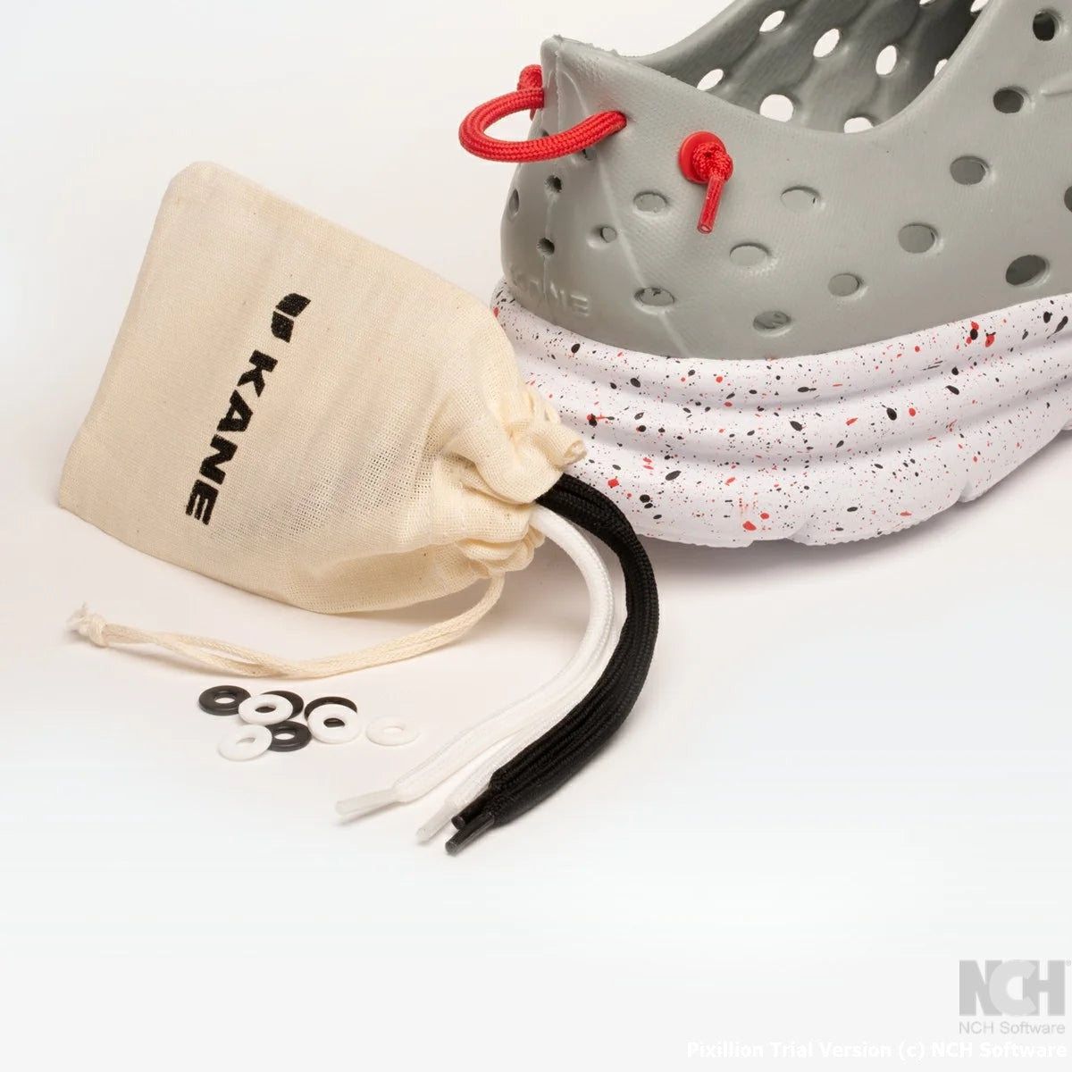 KANE Unisex's Revive Shoe - Grey/White Speckle (KR69)