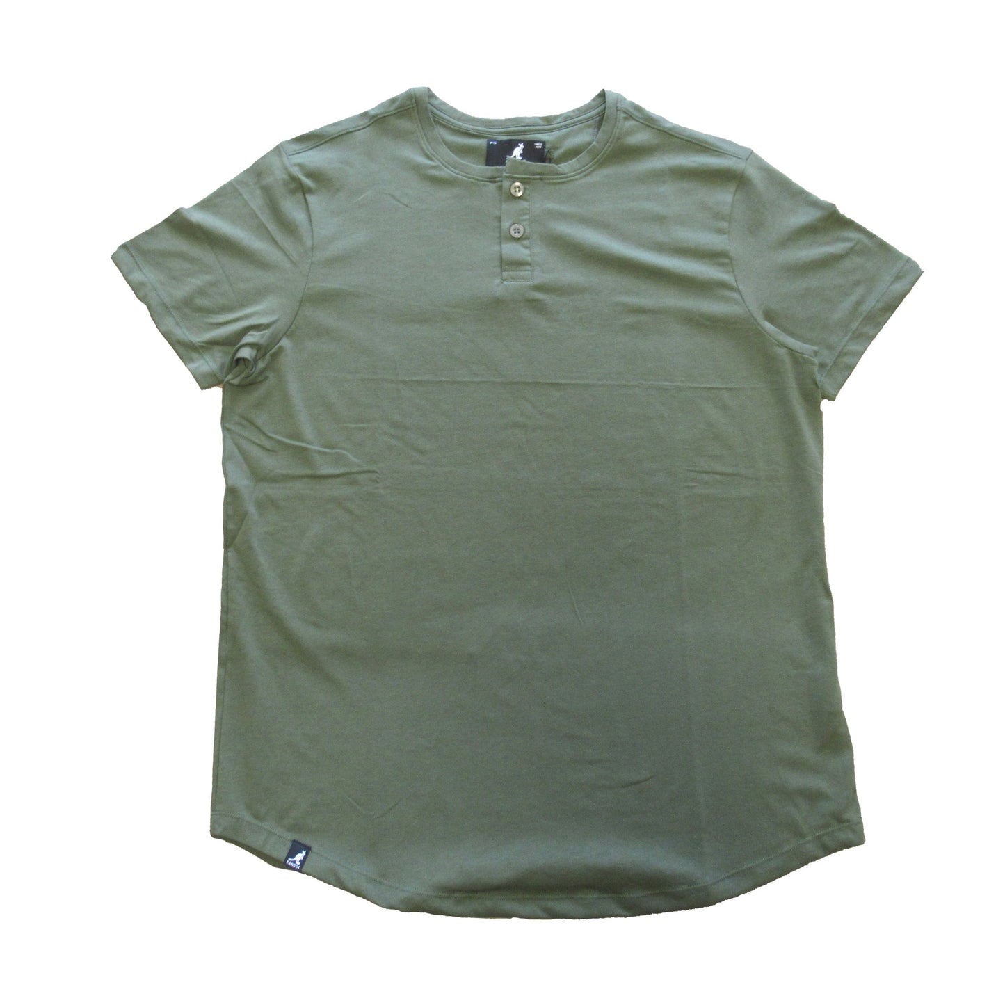 Kangol Men's Casual Short Sleeve Henley T-Shirt K90181