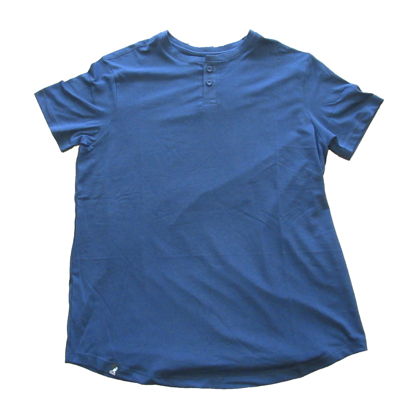 Kangol Men's Casual Short Sleeve Henley T-Shirt K90181