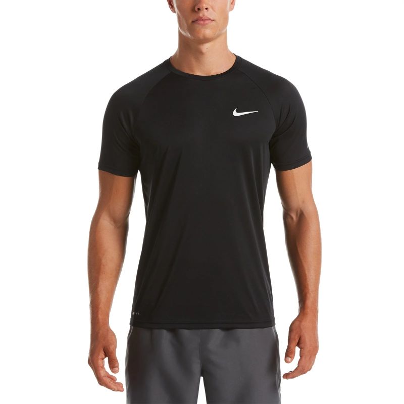 Nike Mens Swim Essential Short Sleeve Hydroguard Top