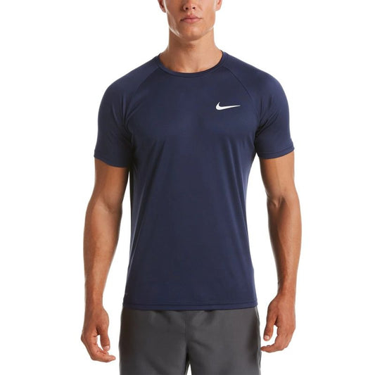Nike Mens Swim Essential Short Sleeve Hydroguard Top