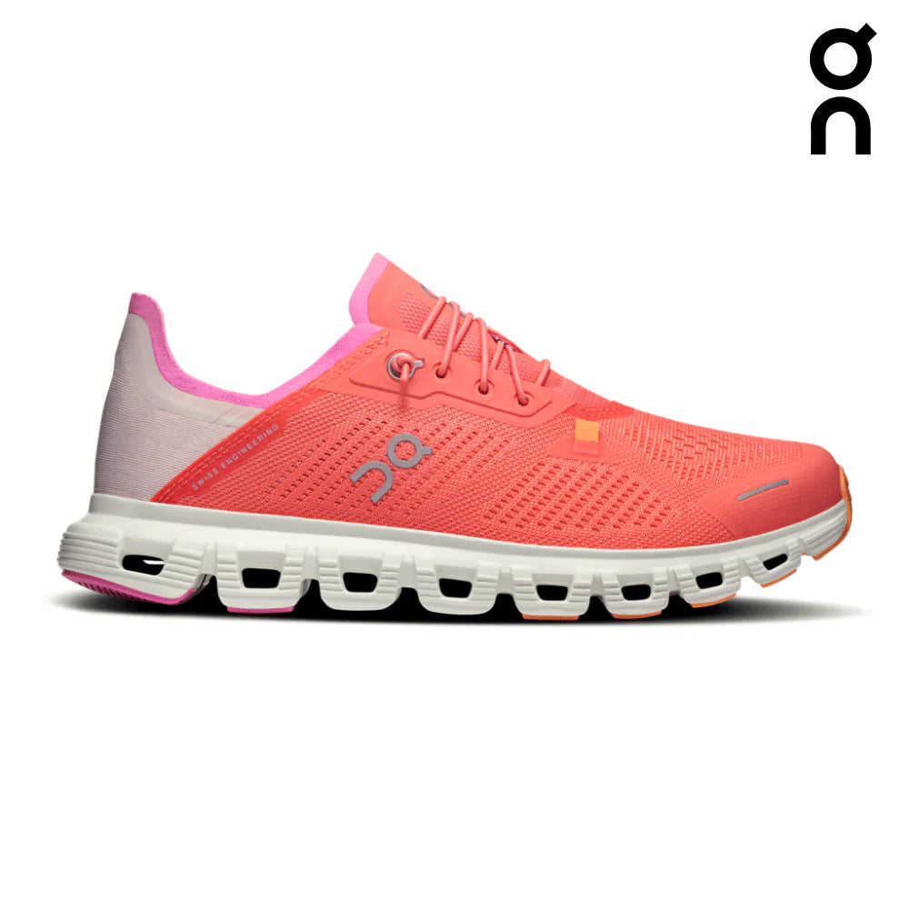 ON Women's Cloud 6 Coast - Salmon/Pearl