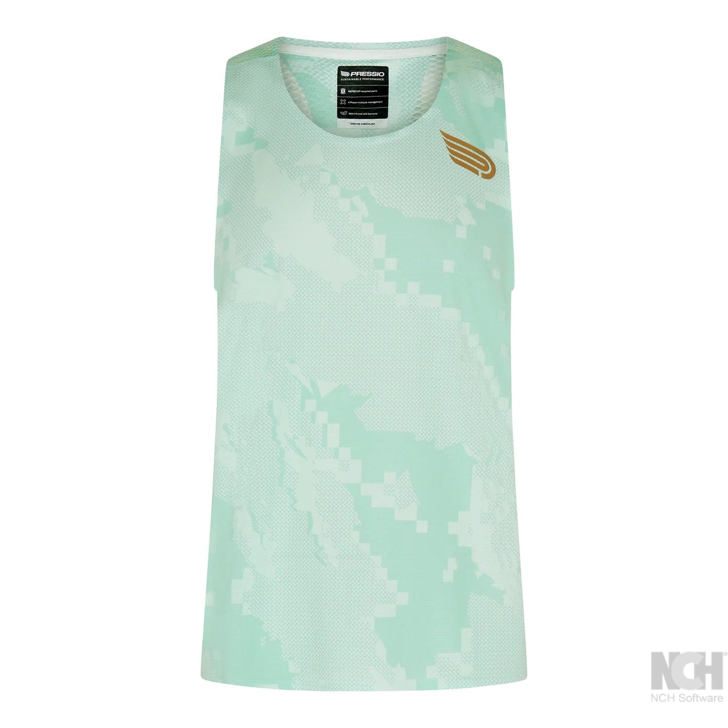 Pressio Men's Elite Singlet - CAM/MNT