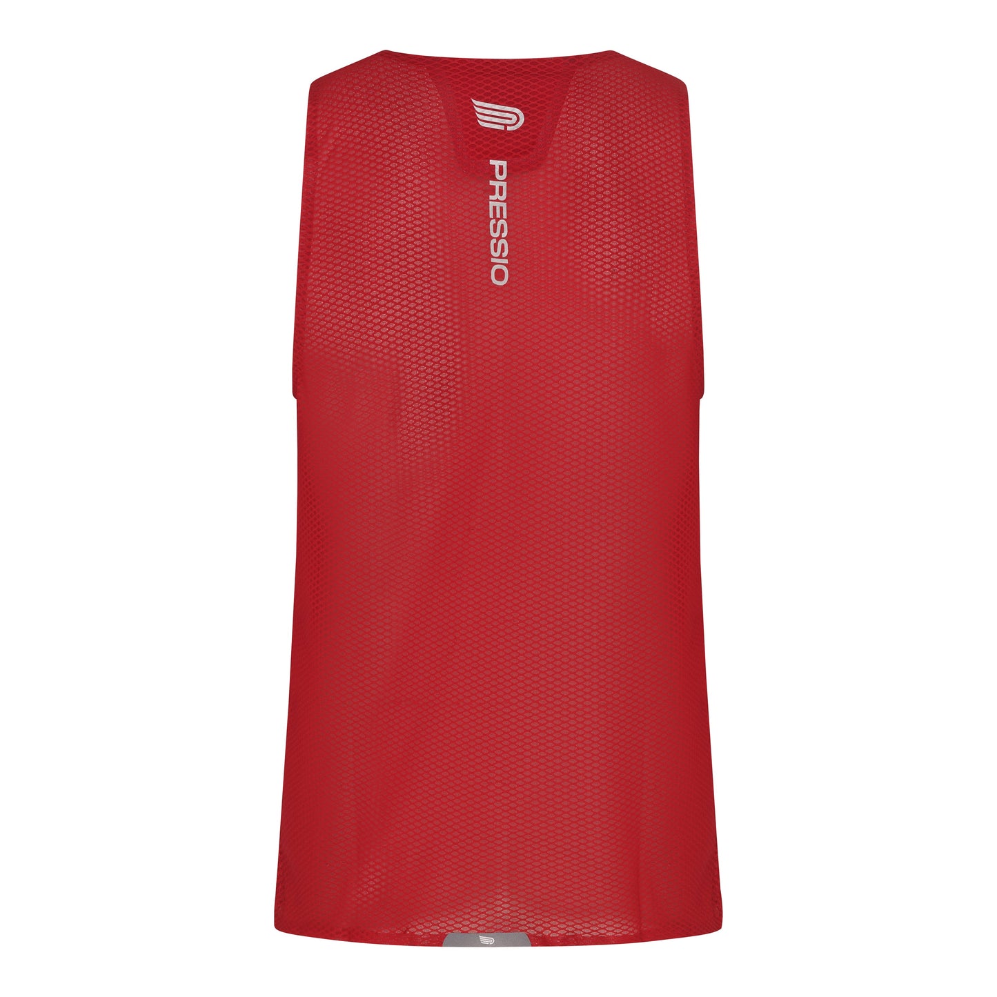 Pressio Men's Run Elite Singlet - FRD/SLV