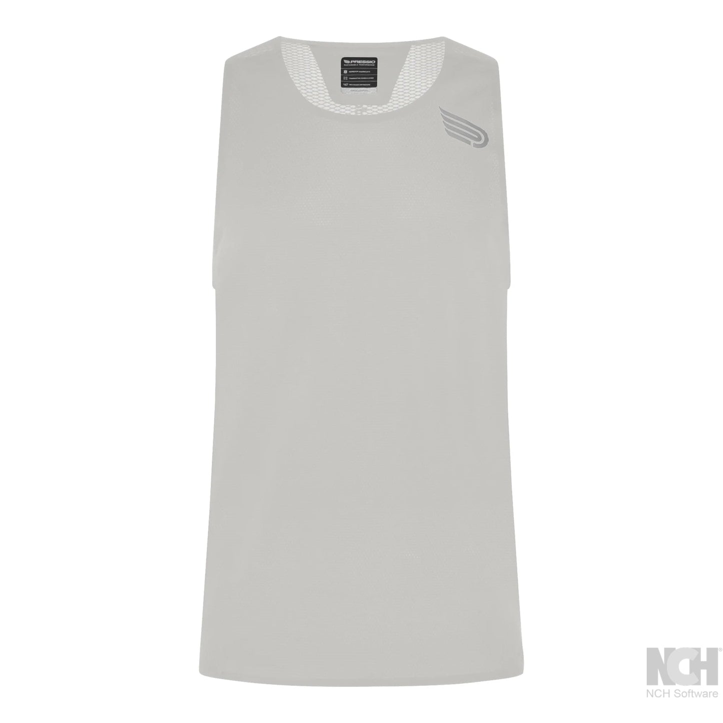 Pressio Men's Run Elite Singlet - LGR/SLV