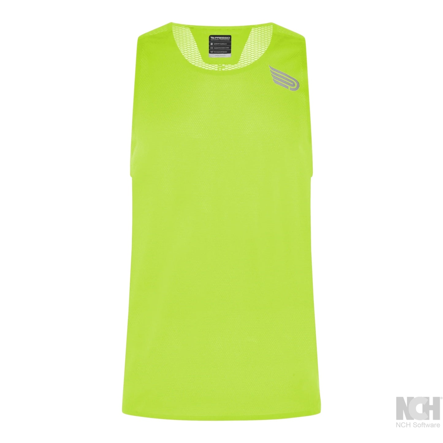 Pressio Men's Run Elite Singlet - VLT/SLV