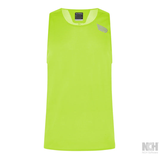 Pressio Men's Run Elite Singlet - VLT/SLV