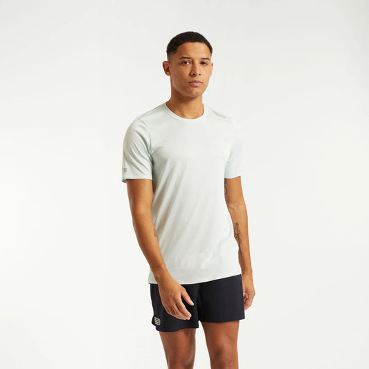 Pressio Men¡¯s Run Elite Short Sleeve Top - SPA/SLV