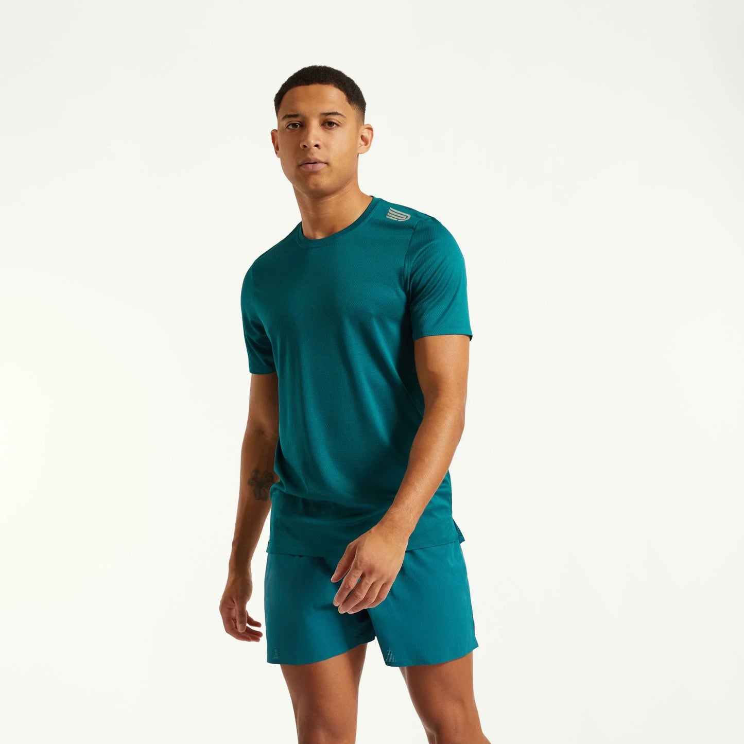 Pressio Men¡¯s Run Elite Short Sleeve Top - SPR/SLV