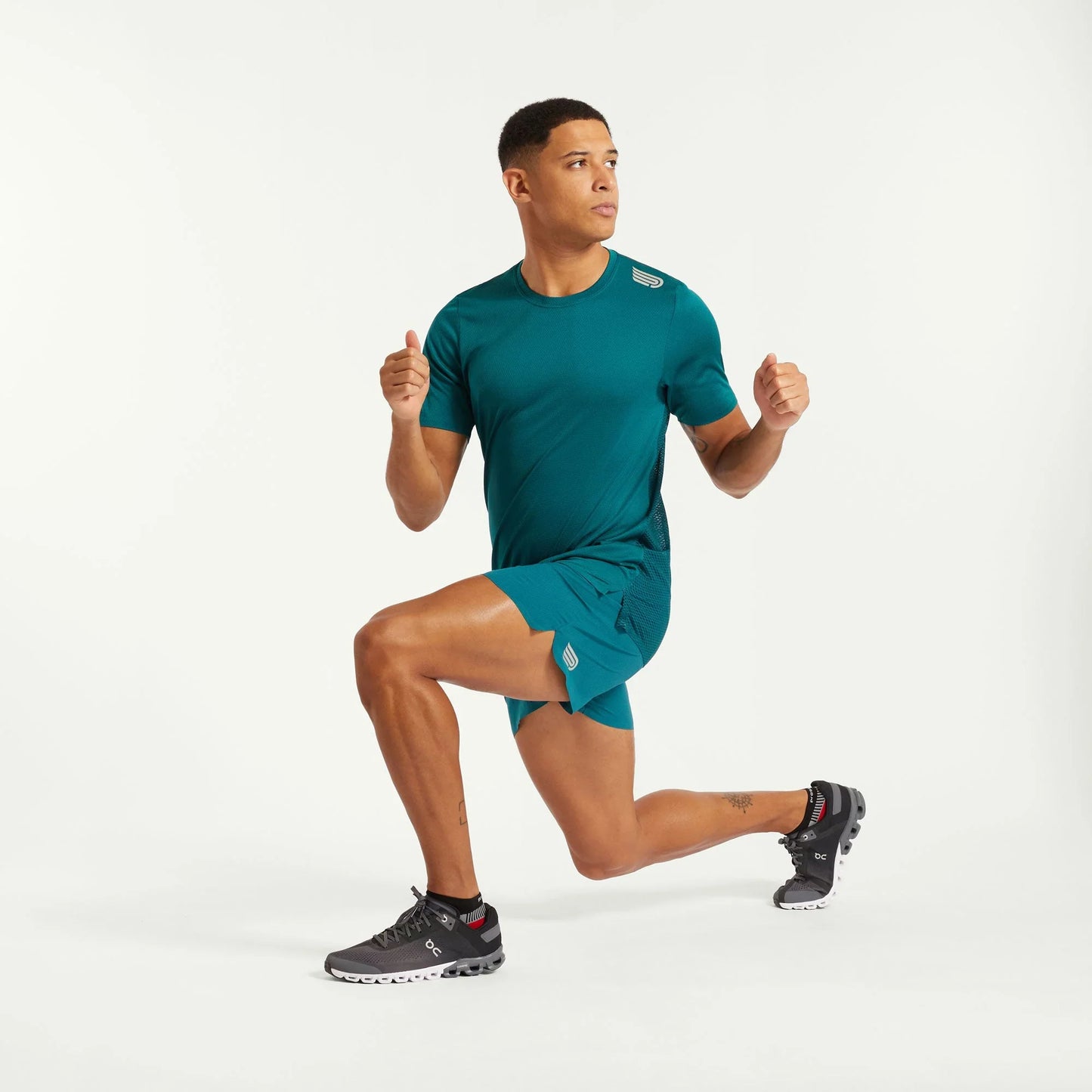 Pressio Men¡¯s Run Elite Short Sleeve Top - SPR/SLV