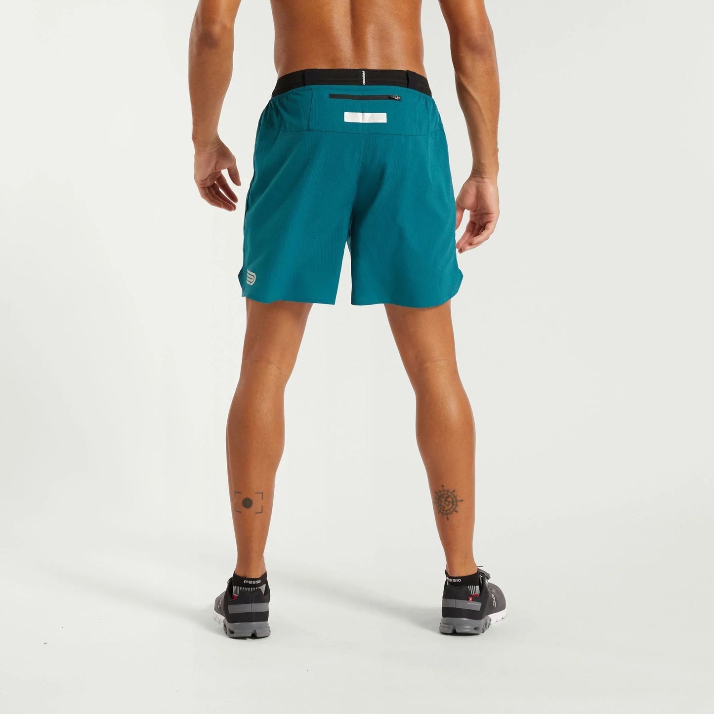 Pressio Men¡¯s Run Elite 4.5¡¯ Short - SPR/SLV