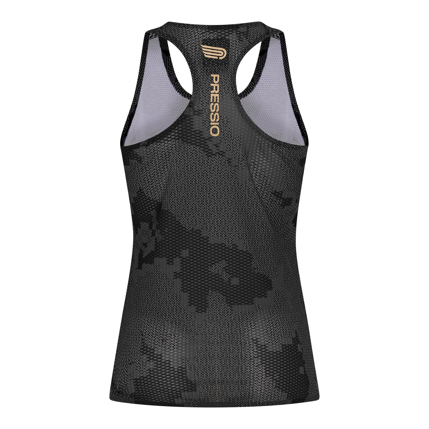 Pressio Women¡¯s Run Elite Singlet - CAM/BLK