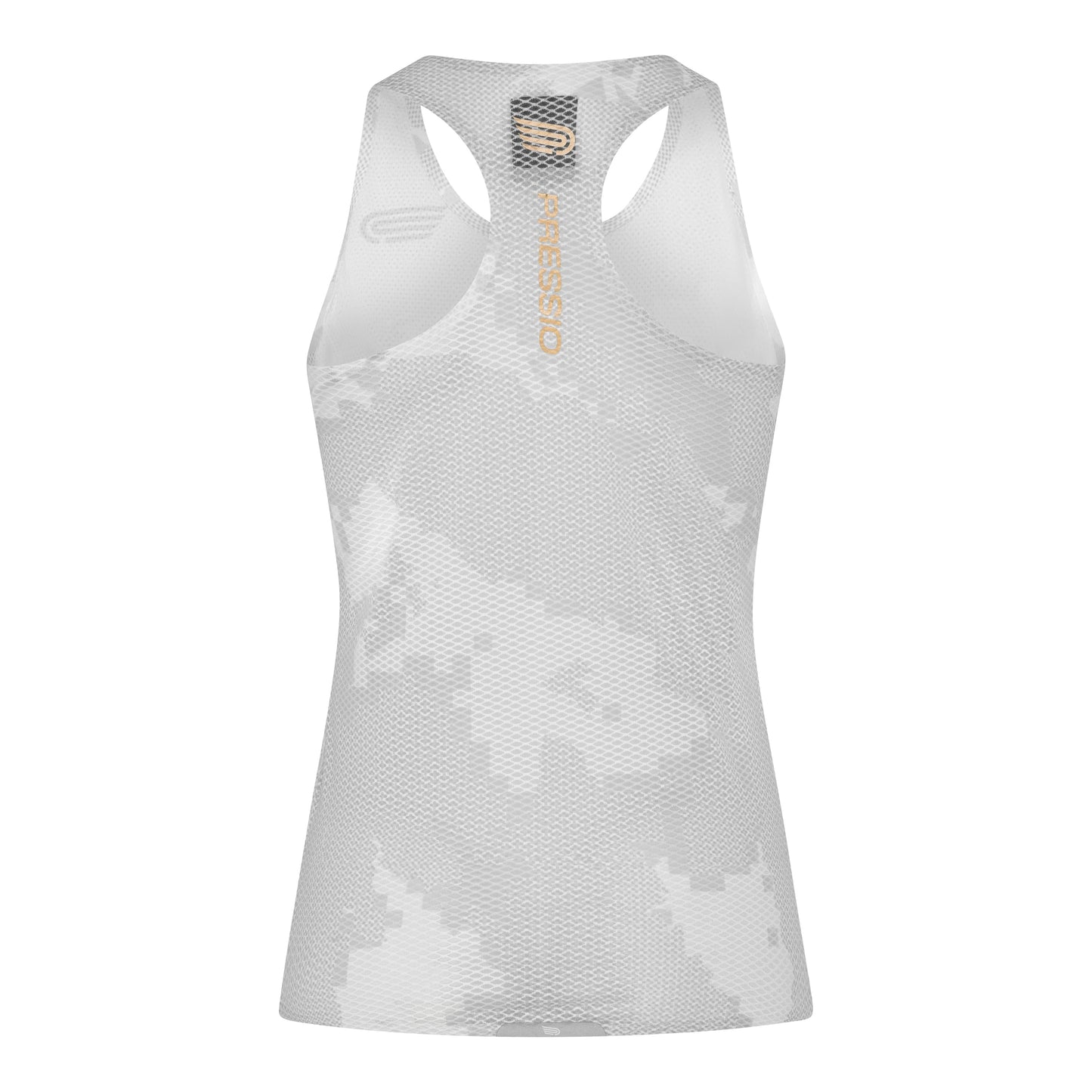 Pressio Women¡¯s Run Elite Singlet - CAM/WHT
