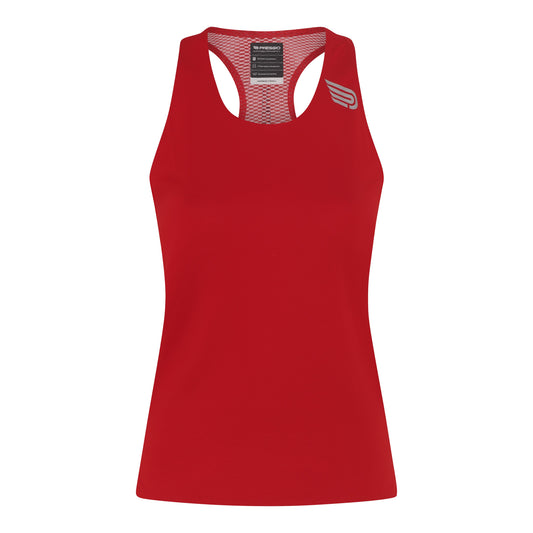 Pressio Women¡¯s Run Elite Singlet - FRD/SLV