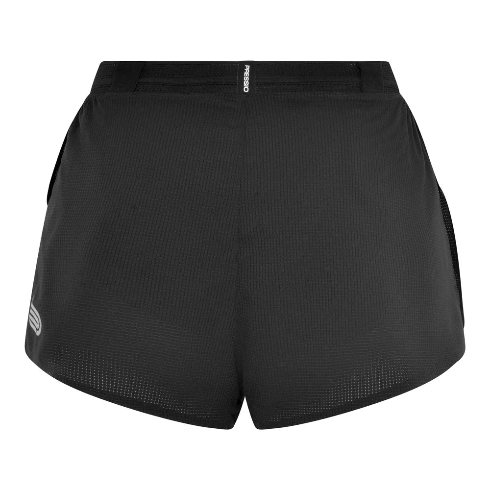 Pressio Women¡¯s Run Elite 2¡¯ Short - BLK/SLV