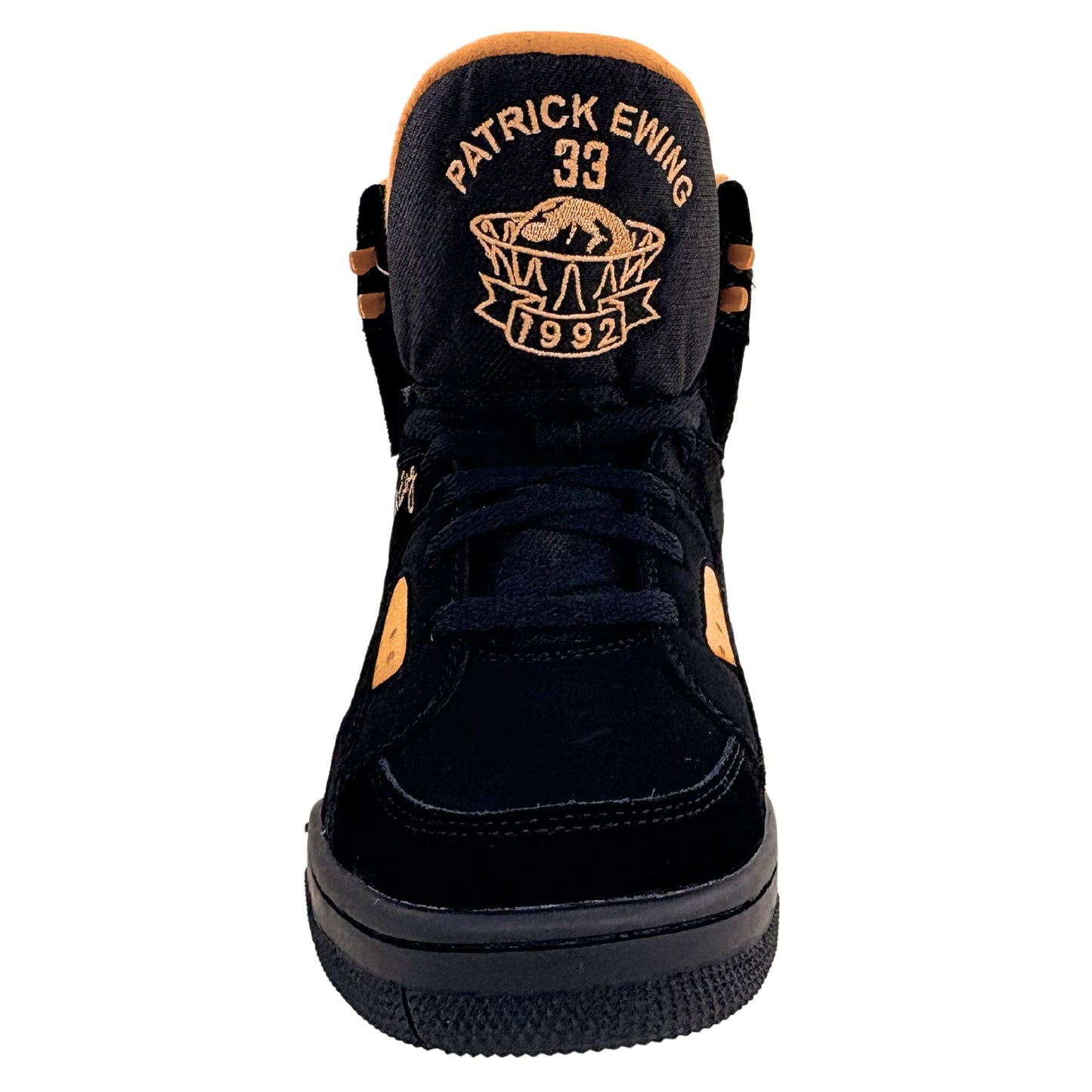 Patrick Ewing Athletics Men's 1BM00143-040 ECLIPSE Black Gold Basketball Shoes