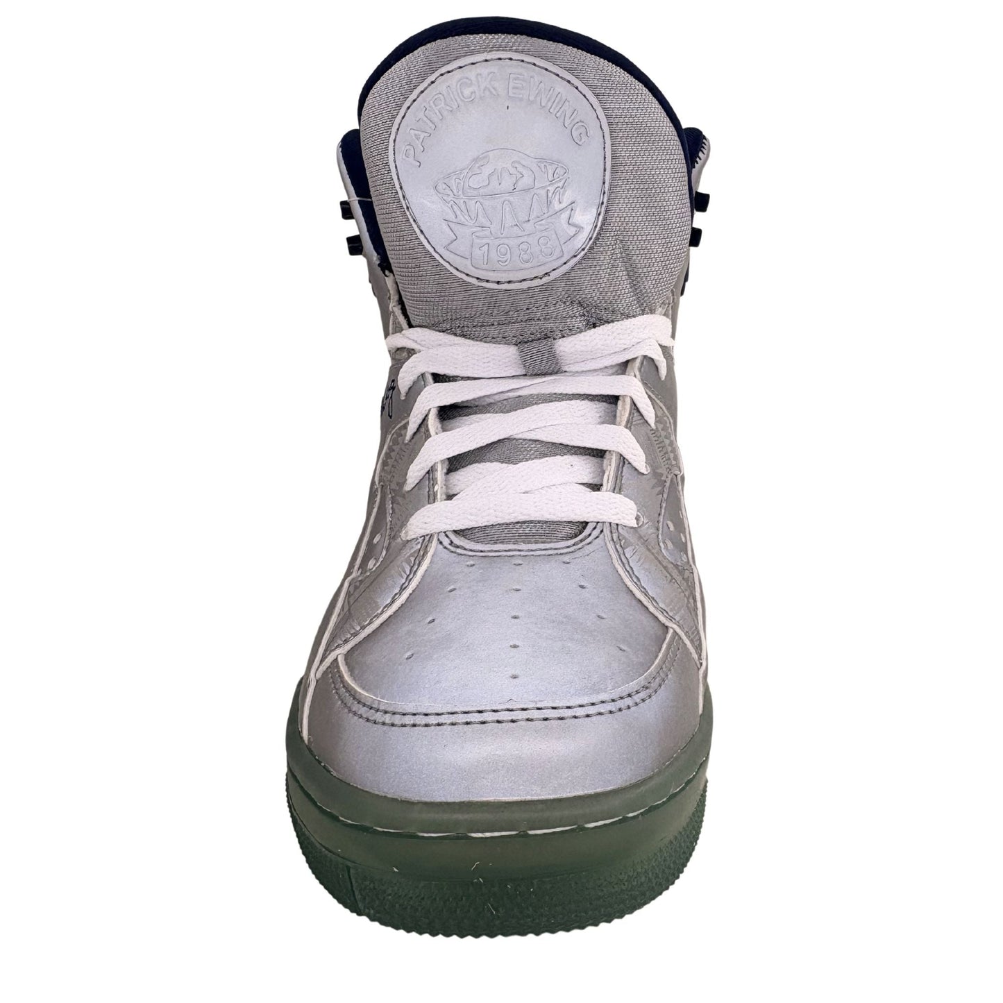 Patrick Ewing Athletics Men's 1BM00214-068 ECLIPSE BIG G Grey Navy Basketball Shoes