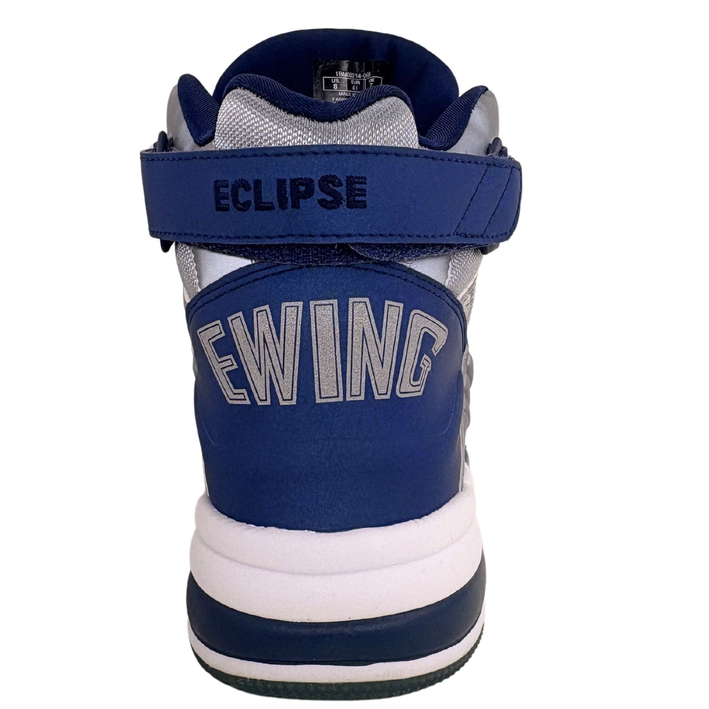 Patrick Ewing Athletics Men's 1BM00214-068 ECLIPSE BIG G Grey Navy Basketball Shoes