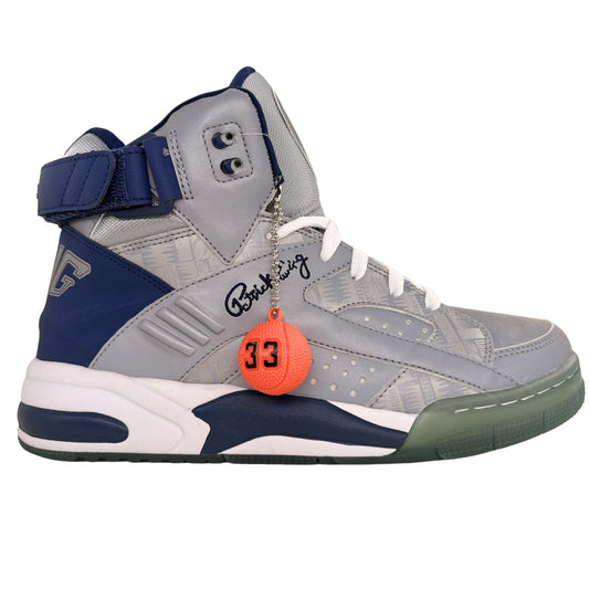 Patrick Ewing Athletics Men's 1BM00214-068 ECLIPSE BIG G Grey Navy Basketball Shoes