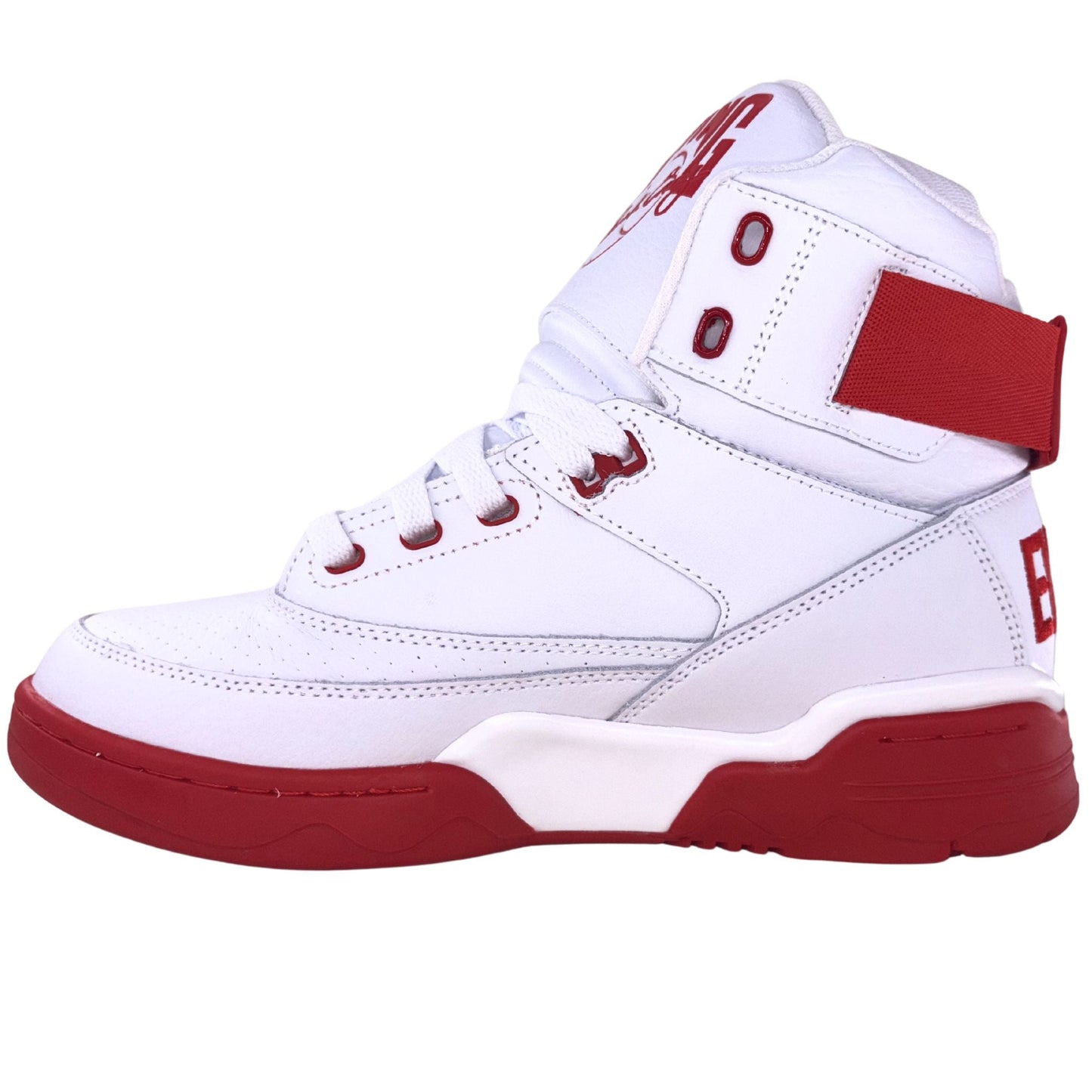 Patrick Ewing Athletics Men's 1BM00554-128 33 HI OG White Red Basketball Shoes