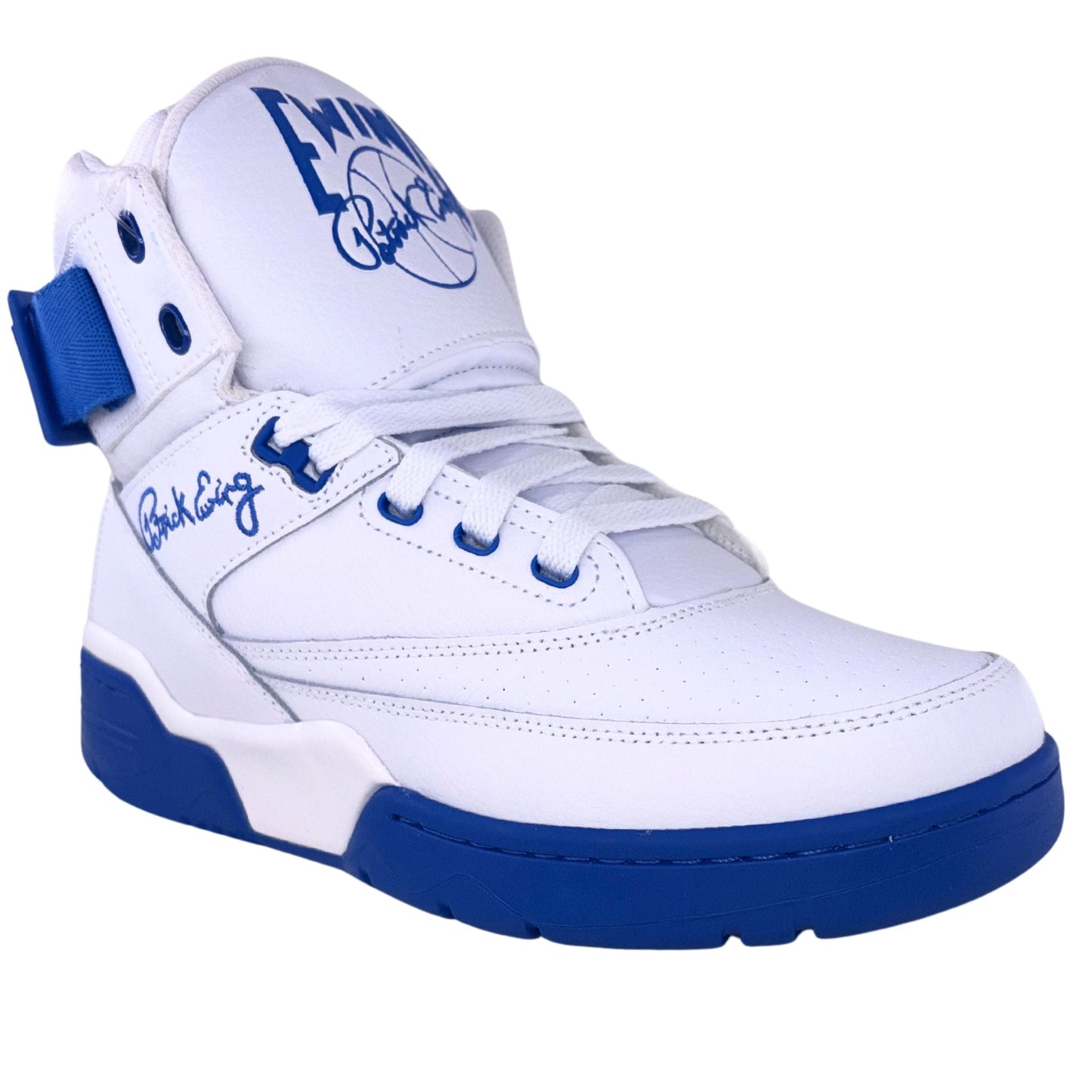 Patrick Ewing Athletics Men's 1BM00554-150 33 HI OG White Royal Basketball Shoes