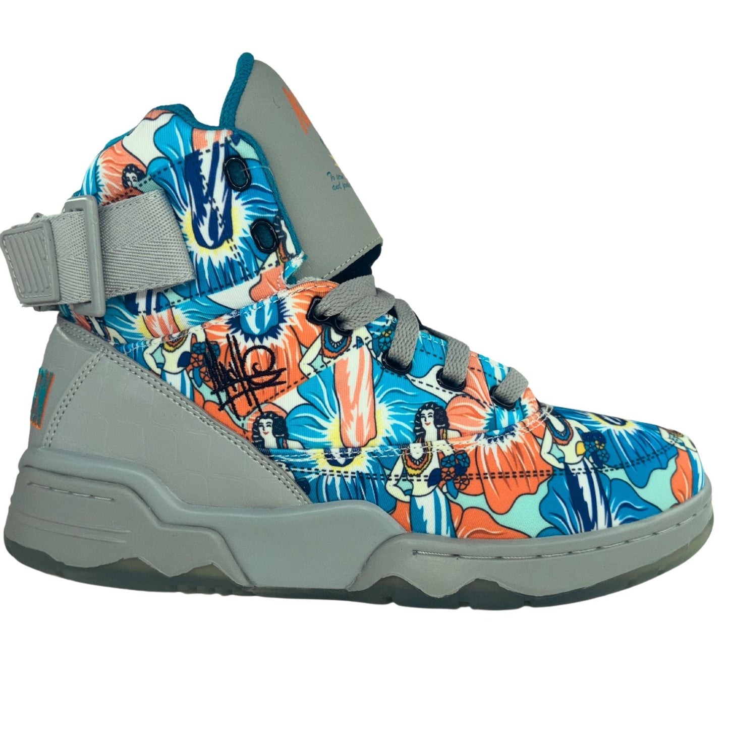 Patrick Ewing Athletics Men's 1BM00588-055 EWING 33 HI X Ace Ventura Multicolor Basketball Shoes