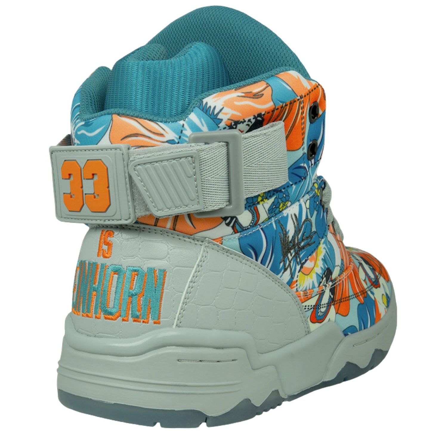 Patrick Ewing Athletics Men's 1BM00588-055 EWING 33 HI X Ace Ventura Multicolor Basketball Shoes