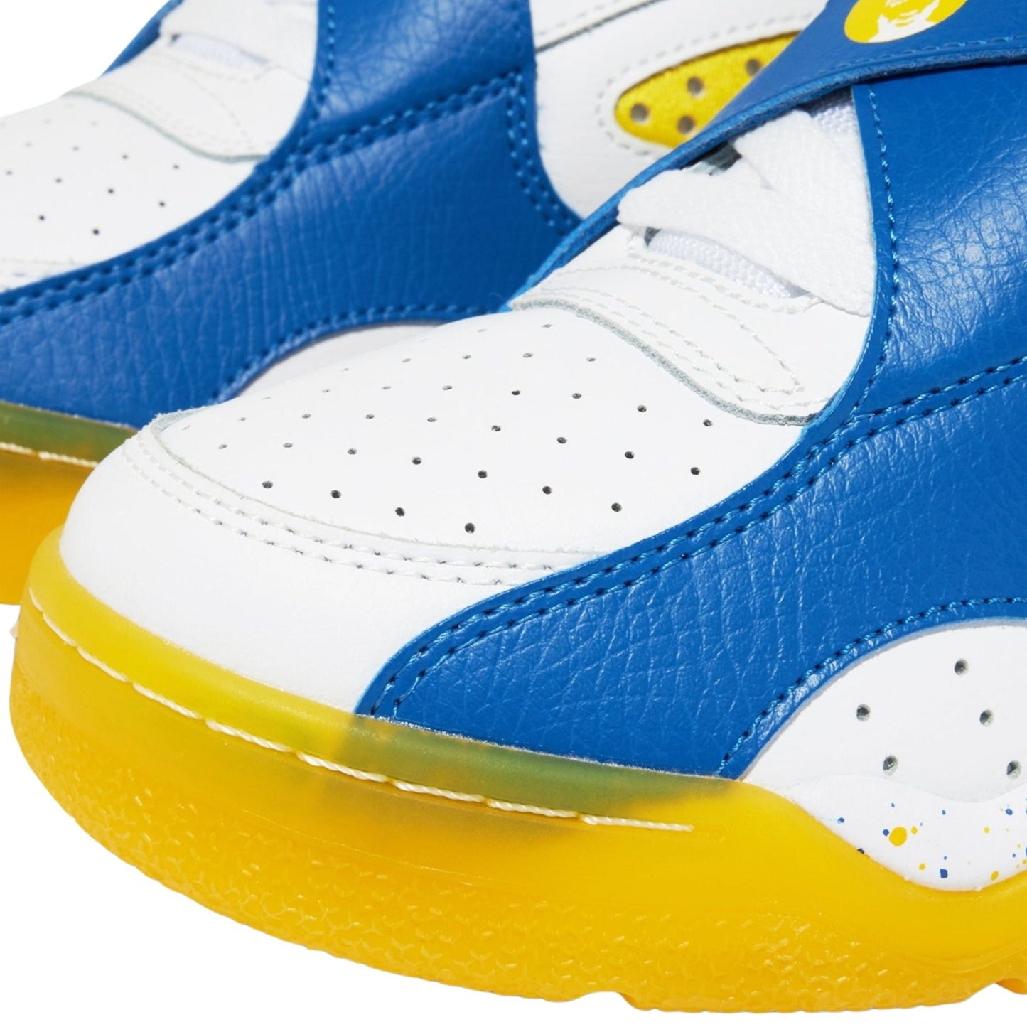 Patrick Ewing Athletics Men's 1BM01361-138 Rogue x ODB Brooklyn Zoo White Royal Yellow Basketball Shoes