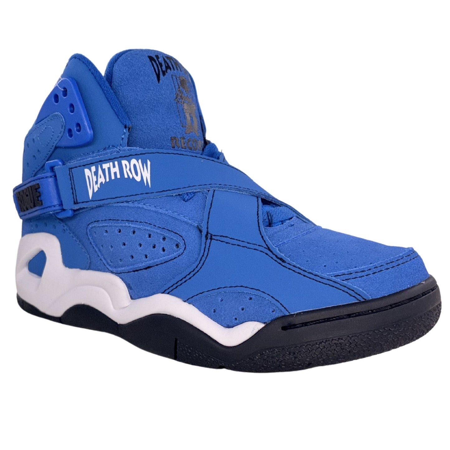 Patrick Ewing Athletics Men's 1BM01784 402 ROGUE X DEATH ROW RECORDS Blue Black Basketball Shoes