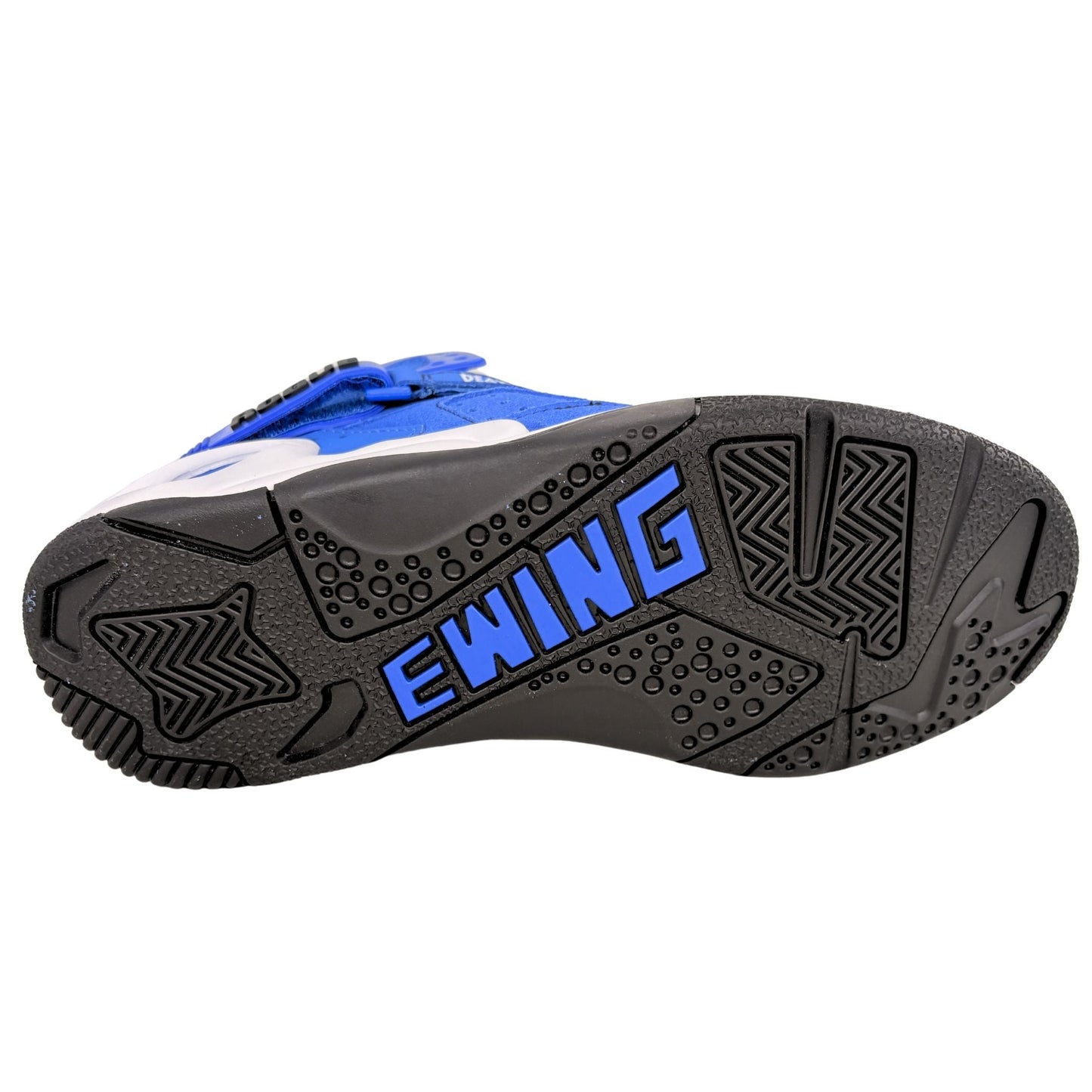 Patrick Ewing Athletics Men's 1BM01784 402 ROGUE X DEATH ROW RECORDS Blue Black Basketball Shoes