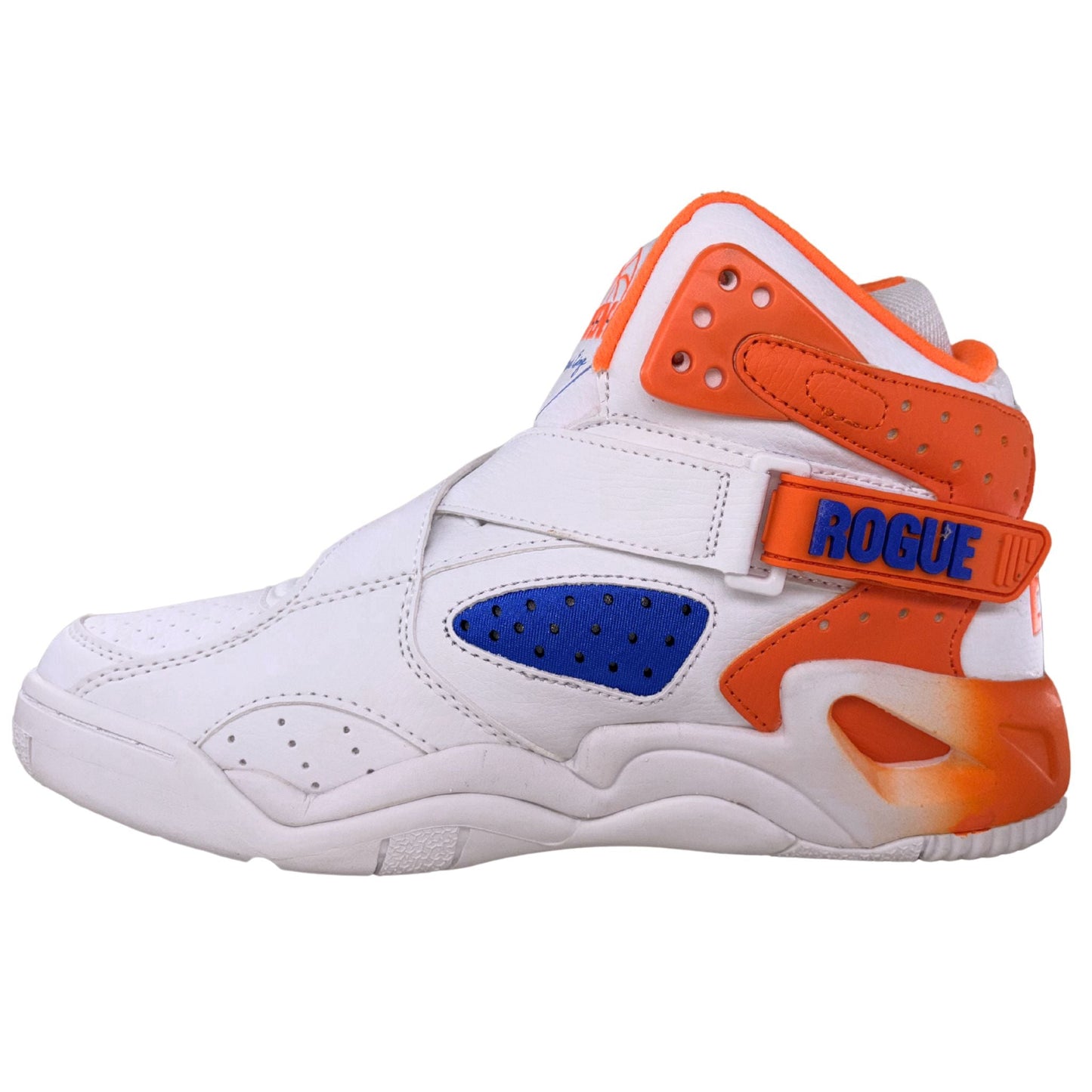 Patrick Ewing Athletics Men's 1BM01886-132 ROGUE White Blue Orange Basketball Shoes